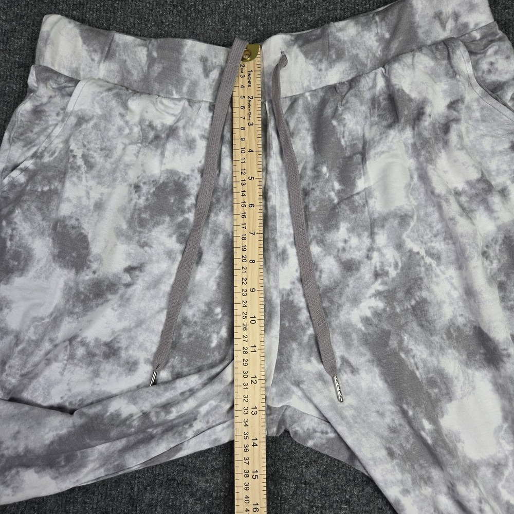 Koolaburra by UGG Jogger Pants Women's L Gray 34X29 Tie Dye French Terry Comfort - Picture 7 of 9
